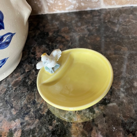 Vintage Wade Porcelain Whimsitrays White Cockatoo Dish / Ashtray / Vessel - Picture 2 of 5